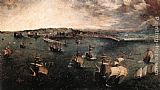 Naval Battle in the Gulf of Naples by Pieter the Elder Bruegel